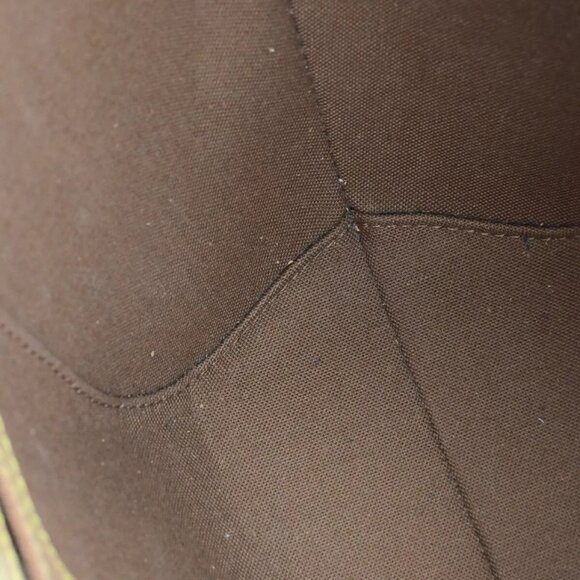 LOUIS VUITTON LV Logo Ellipse MM Hand Bag Monogram Leather Brown - Picture 12 of 16